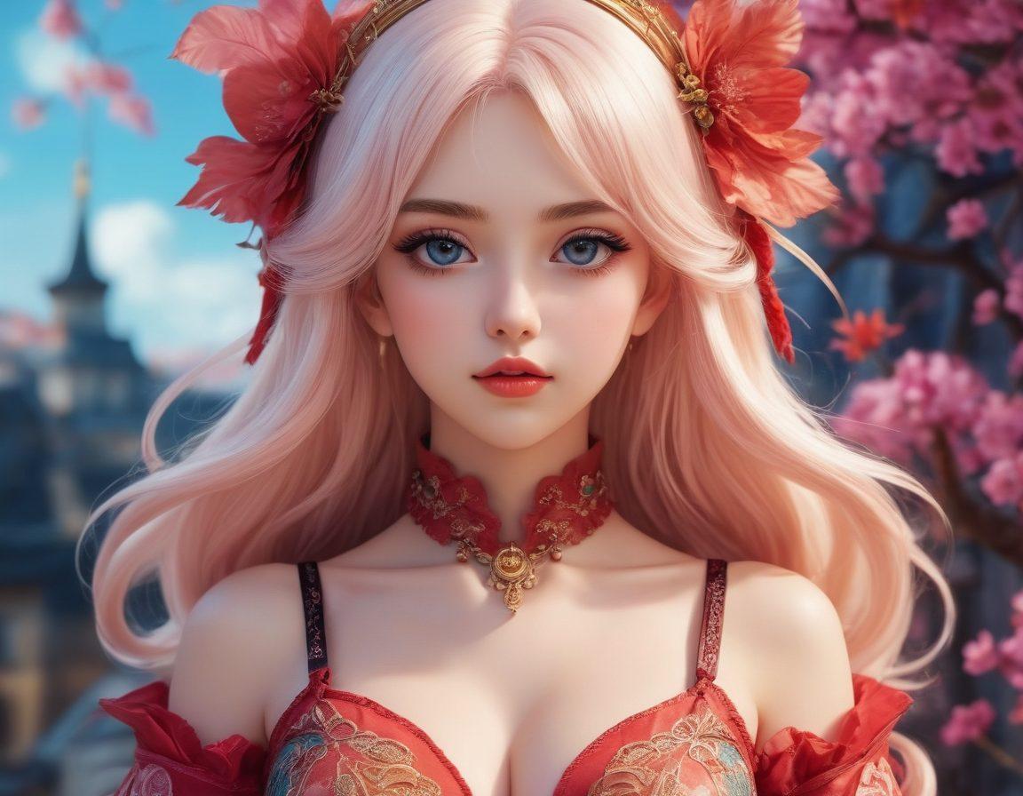 A captivating collage featuring a variety of anime-inspired female characters, showcasing playful yet alluring expressions, each embodying distinct personality traits. The backdrop merges dreamy fantasy elements with subtle erotic motifs, utilizing rich colors to evoke a sense of allure. Include intricate details in the characters’ outfits and facial expressions to highlight the thematic transition into adult fantasies. The overall vibe should be both enchanting and bold. vibrant colors. super-realistic.